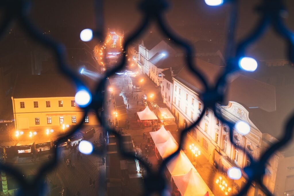 Mestská veža s lampášom Trnava adventný výlet