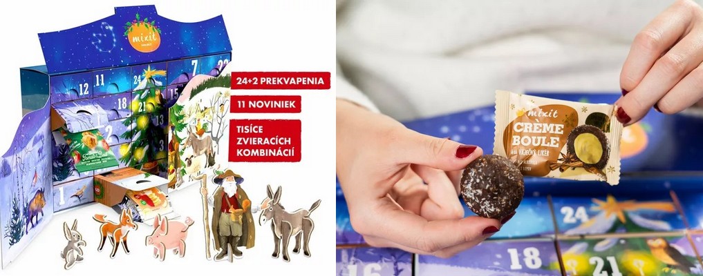 adventný kalendár mixit