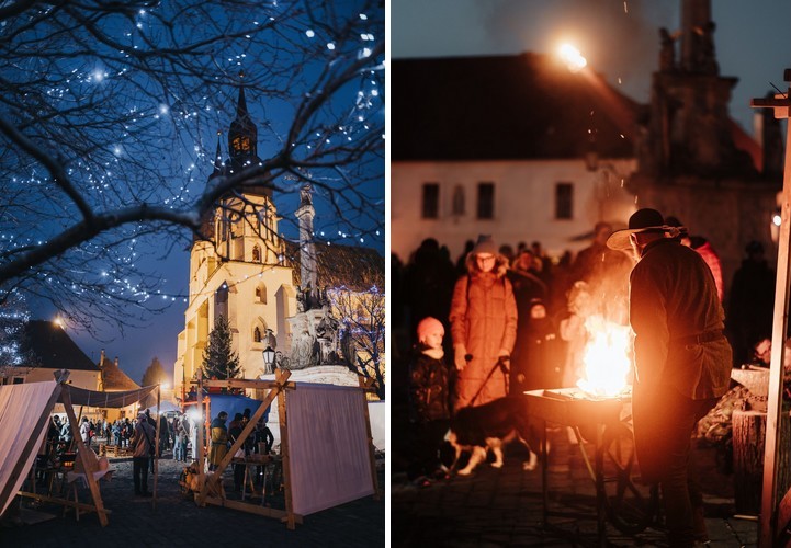 stredoveké adventné trhy